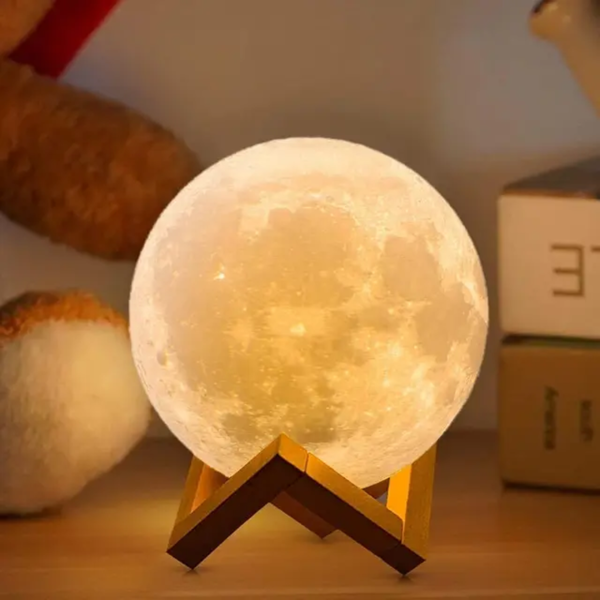 3D Print Moon Lamp Rechargeable