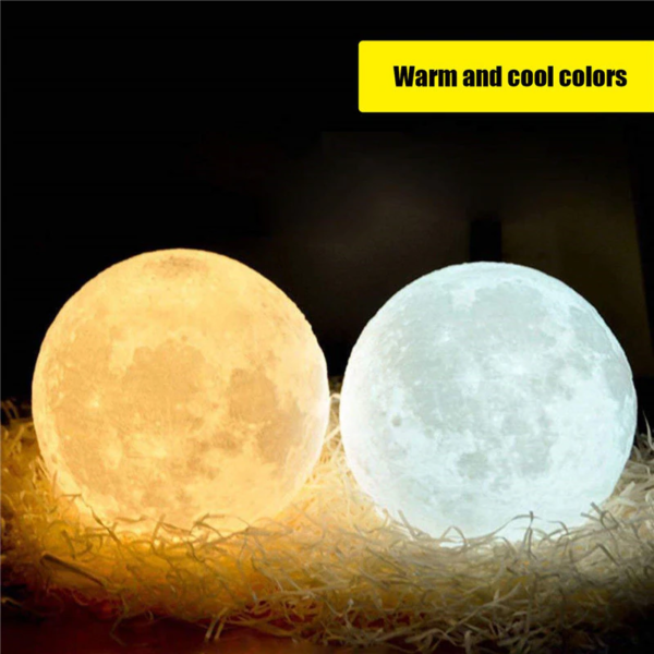 3D Print Moon Lamp Rechargeable - Image 3