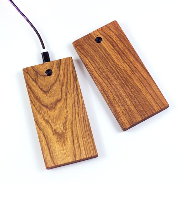 Wooden Handicraft Phone Fast Charge Mobile Power Power Bank - Image 4