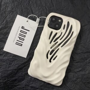 Titanium Gray Wind Hollowed Out - Matte white, IPhone15promax