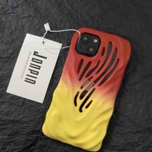 Titanium Gray Wind Hollowed Out - Red combined with yellow, IPhone13